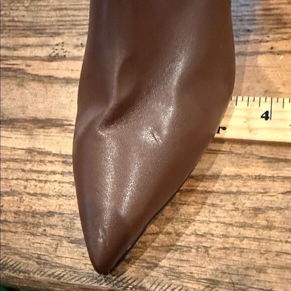 Franco Sarto Dark Brown Heeled Boots NWOT - Picture 12 of 13